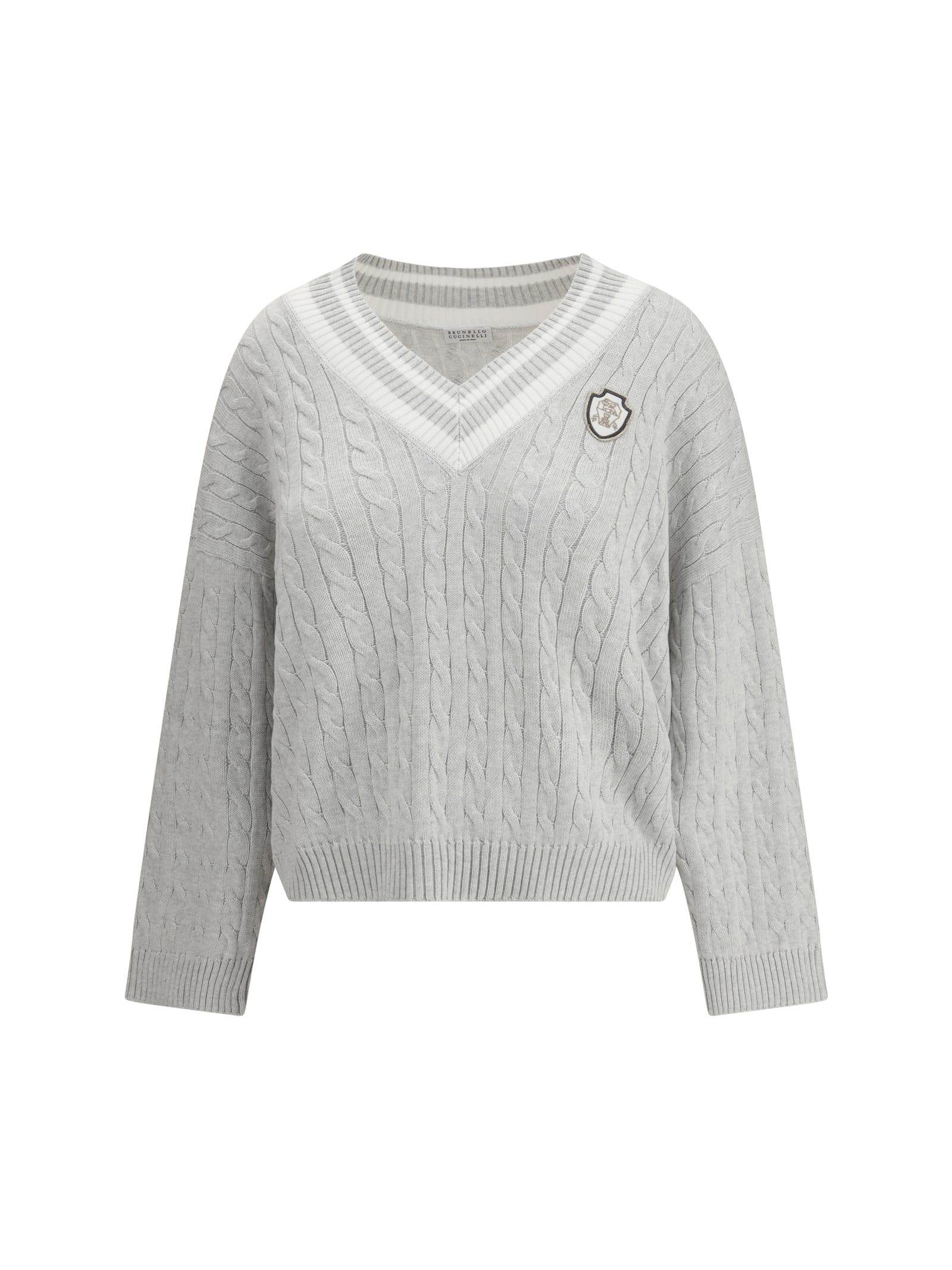 brunello cucinelli v-neck sweater
