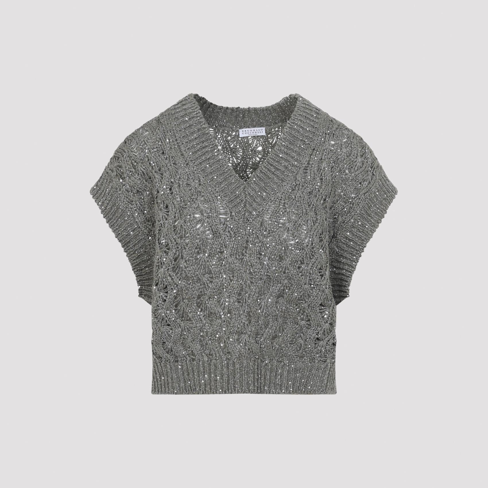 brunello cucinelli v-neckline sweater green - women