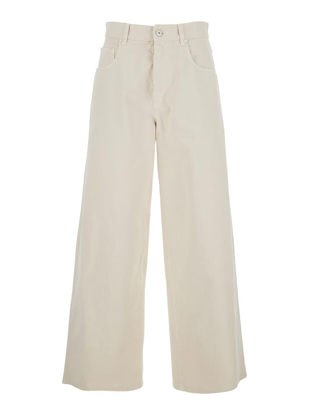 brunello cucinelli wide jeans