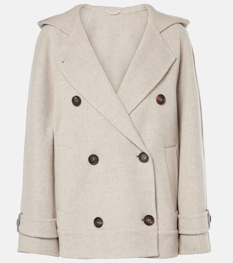 brunello cucinelli wool and cashmere jacket