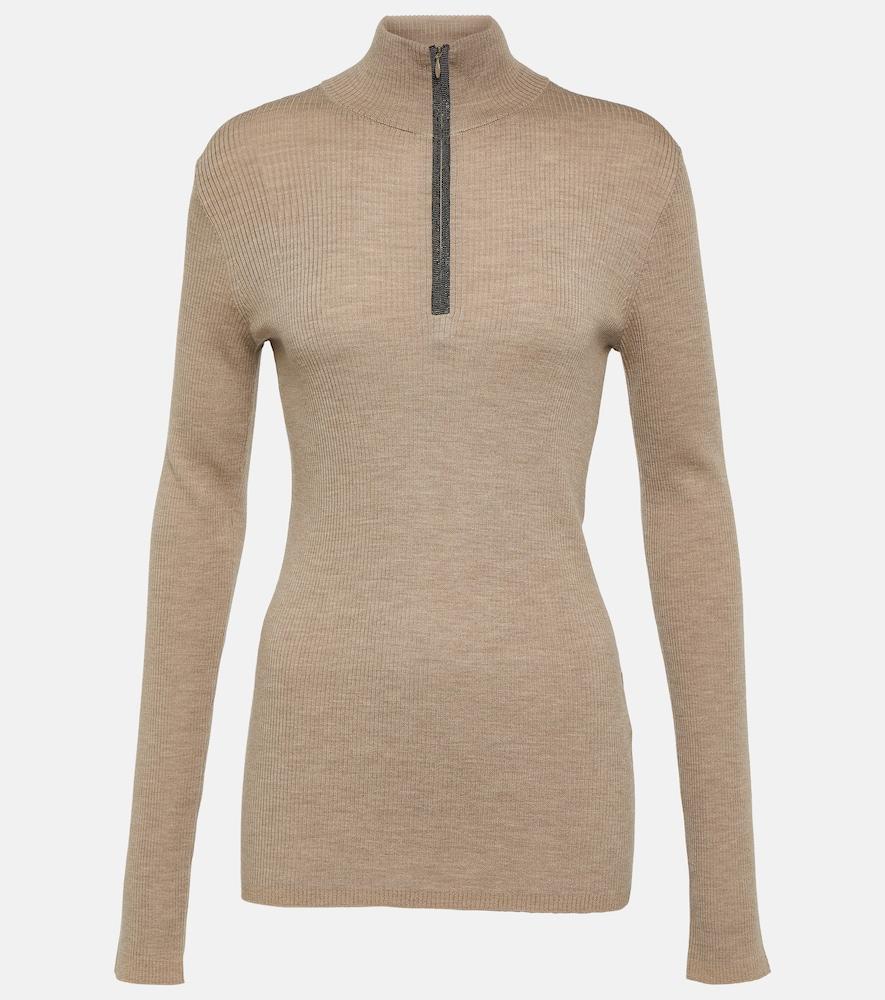 brunello cucinelli wool and cashmere sweater