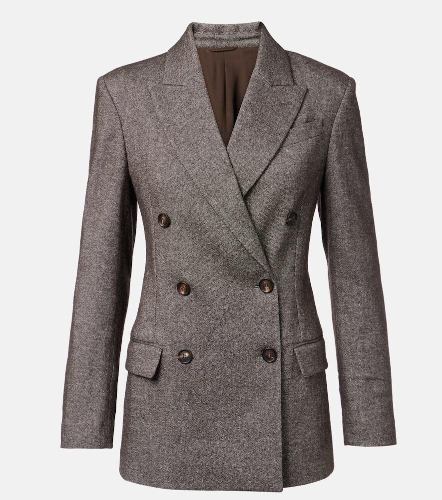 brunello cucinelli wool and linen