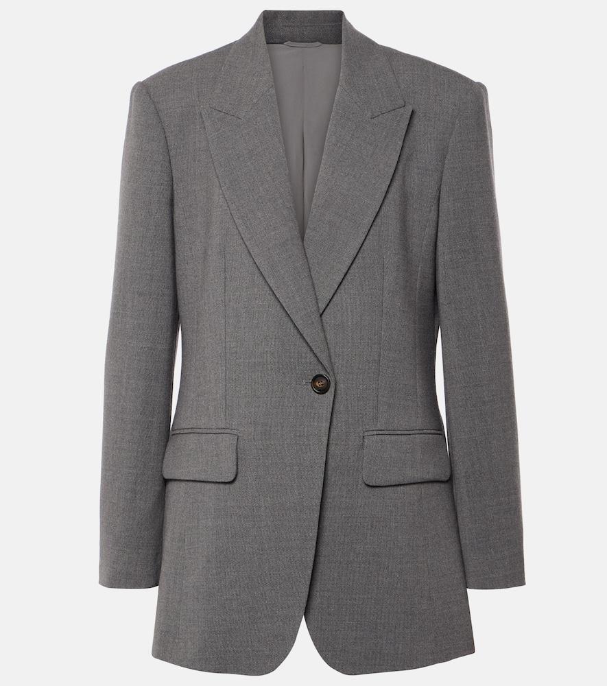 brunello cucinelli wool blazer
