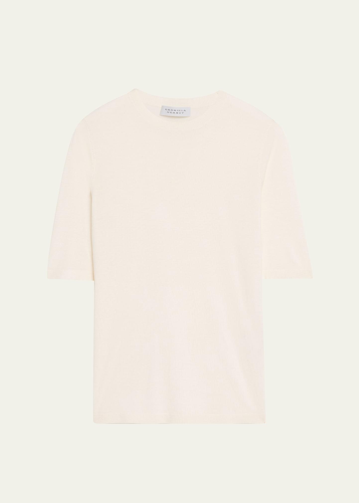 brunner short-sleeve cashmere-silk t-shirt