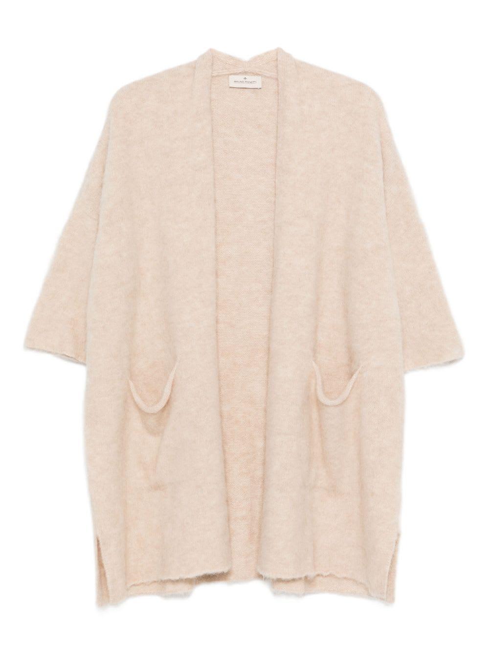 bruno manetti cardigan with pockets