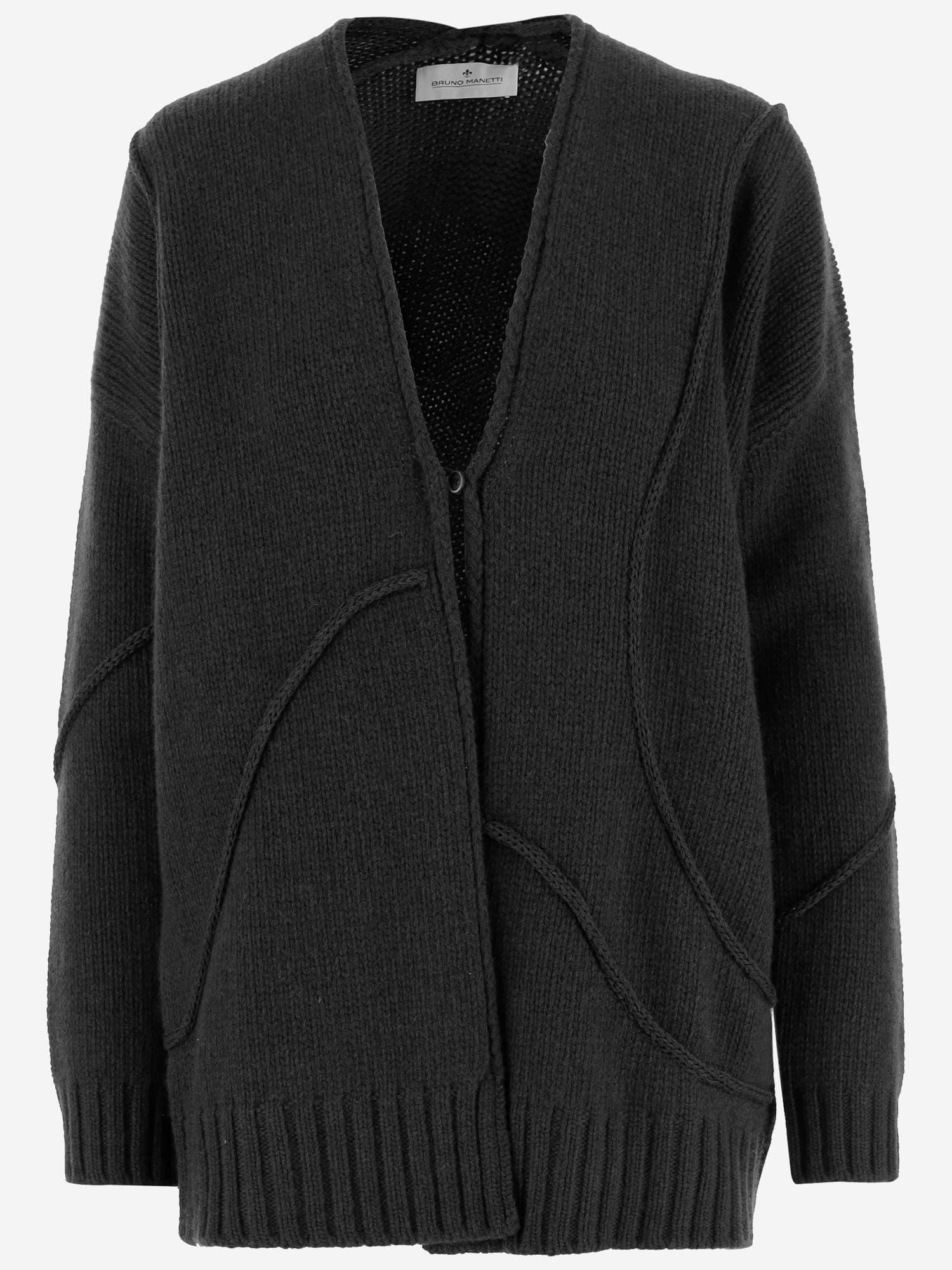 bruno manetti wool blend jacket