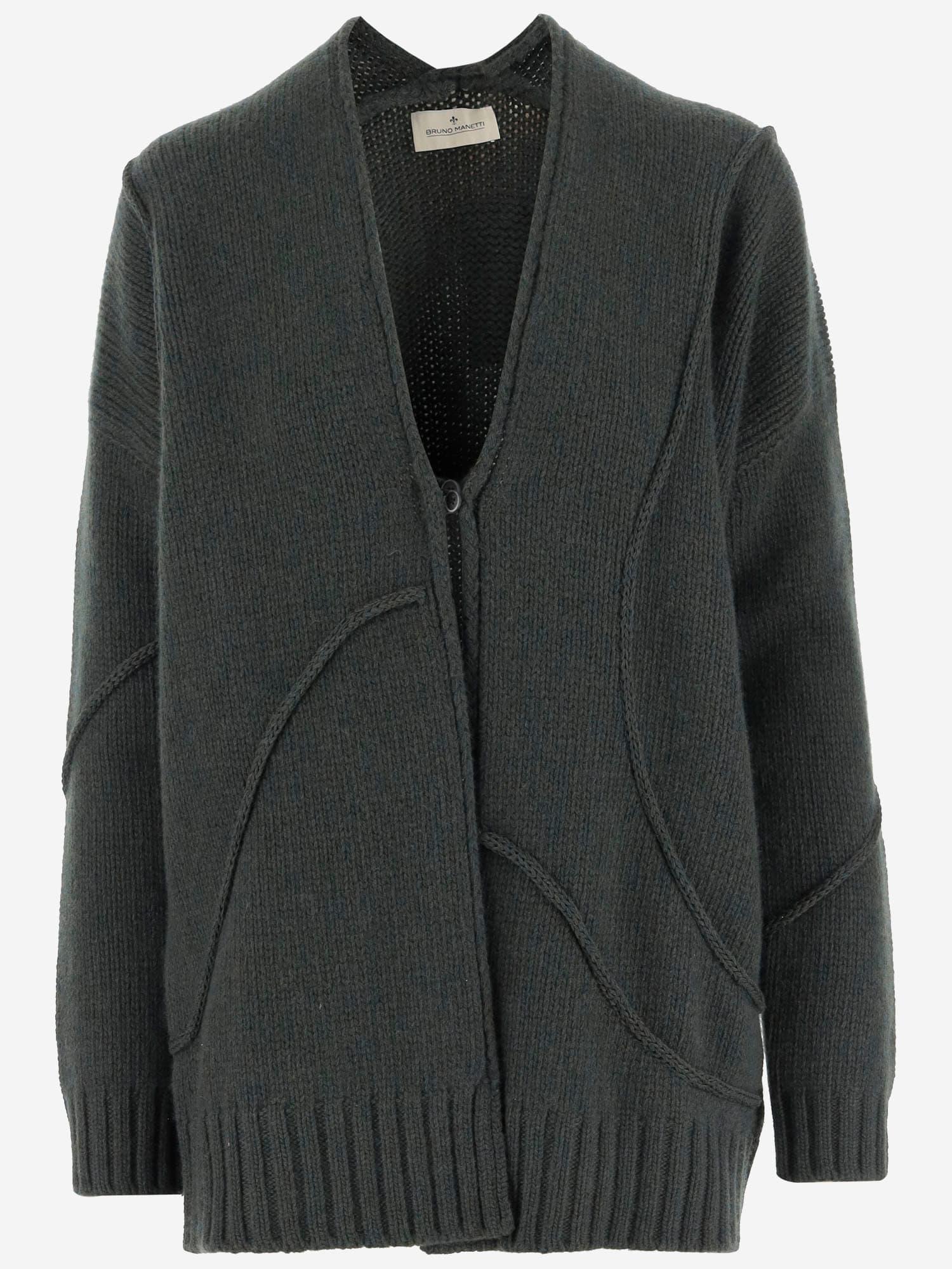 bruno manetti wool blend jacket