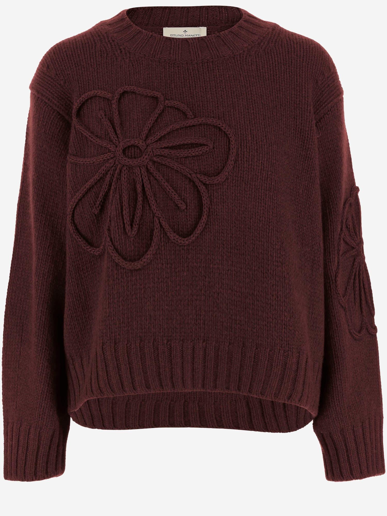 bruno manetti wool blend sweater