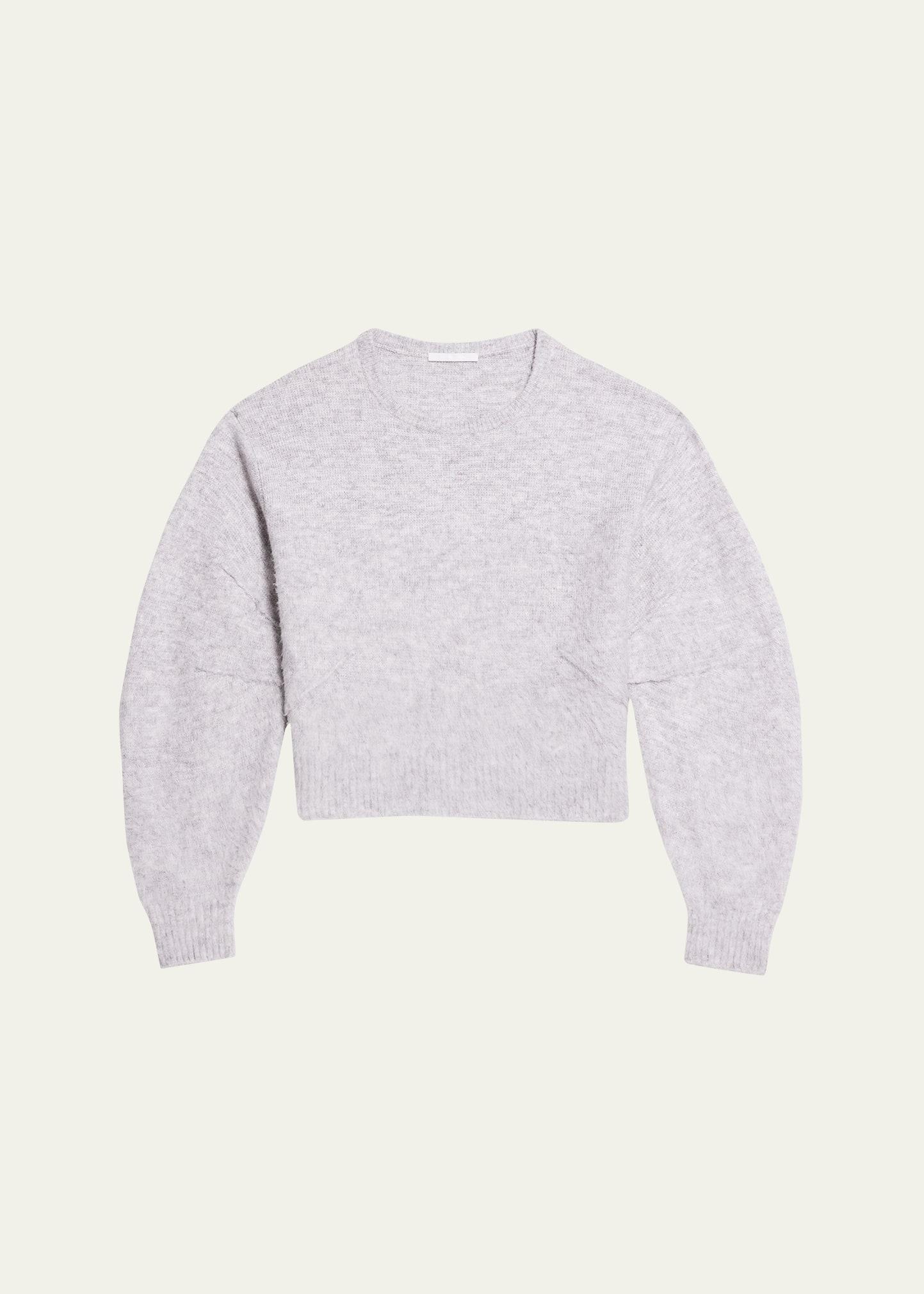 brushed apex sweater
