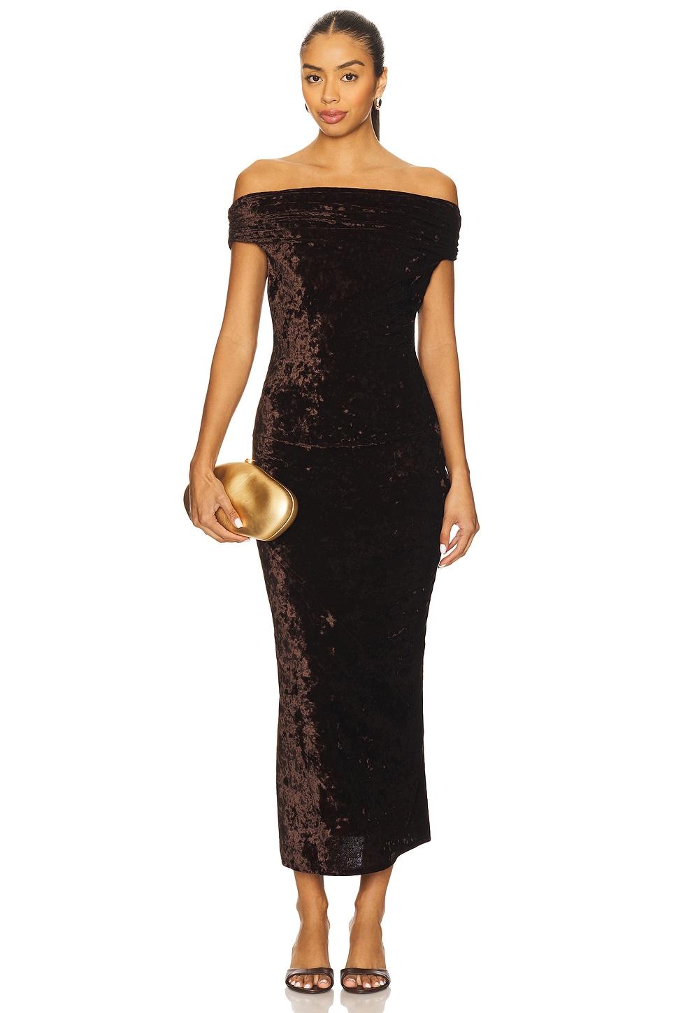 brylie velvet maxi dress
