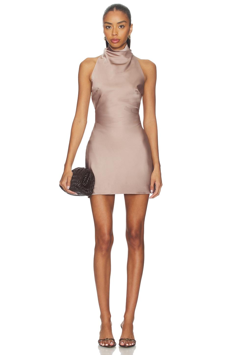 bryony halter mini dress