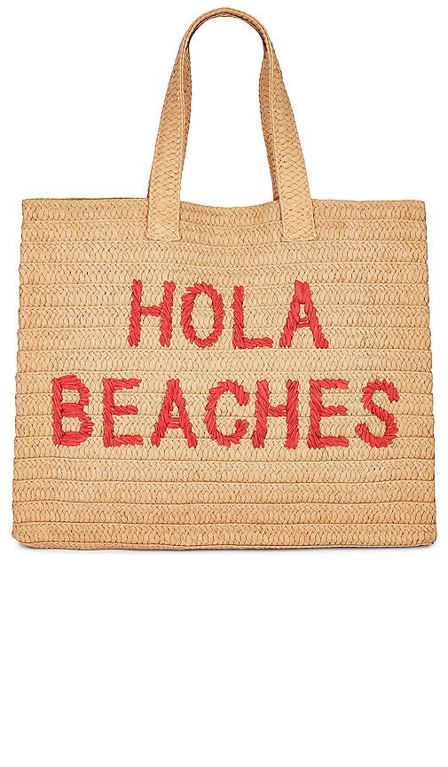 btb los angeles hola beaches tote in multi.