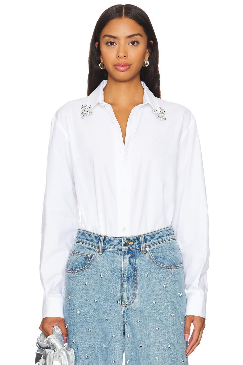 bubble embroidered shirt