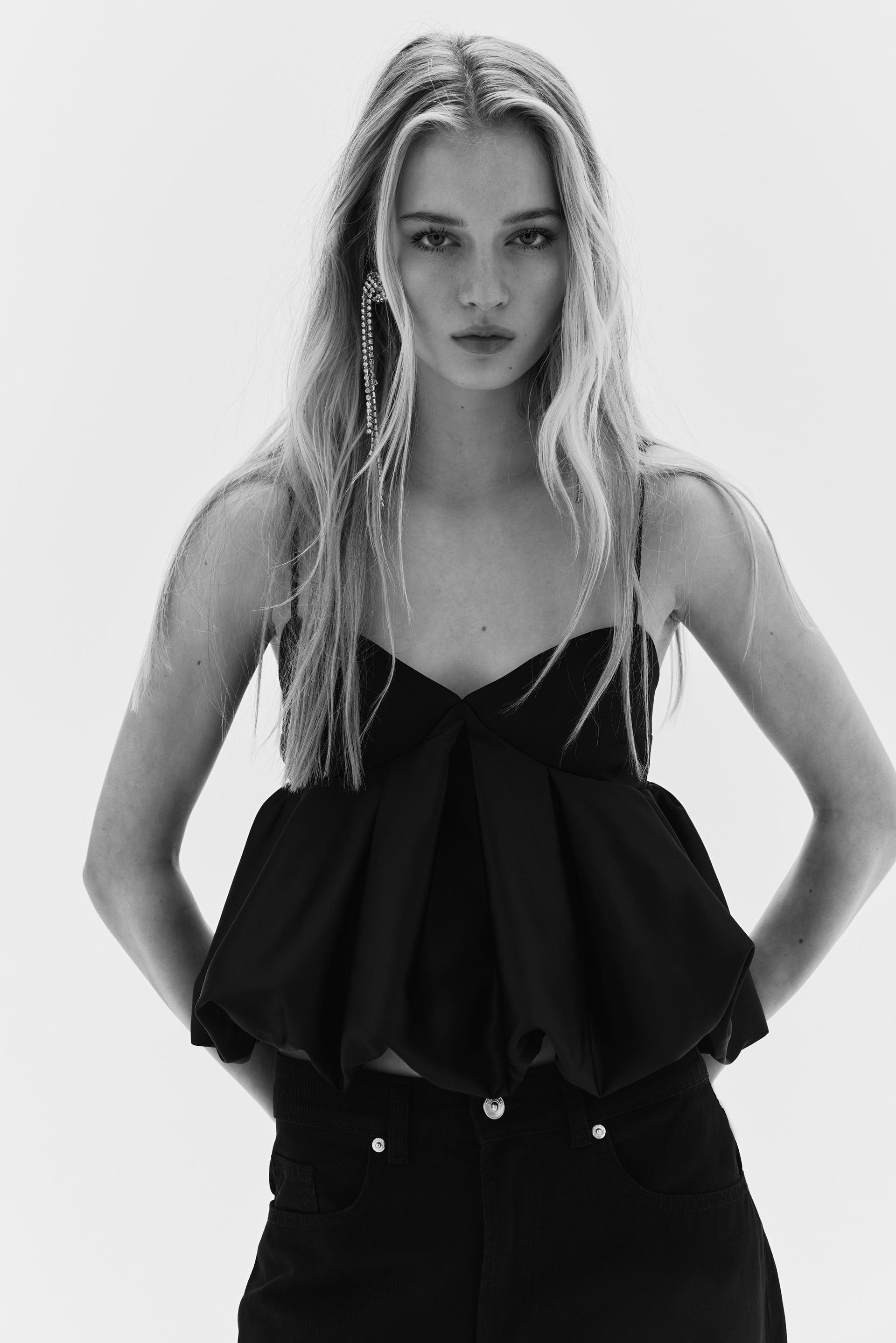 bubble-hem camisole top