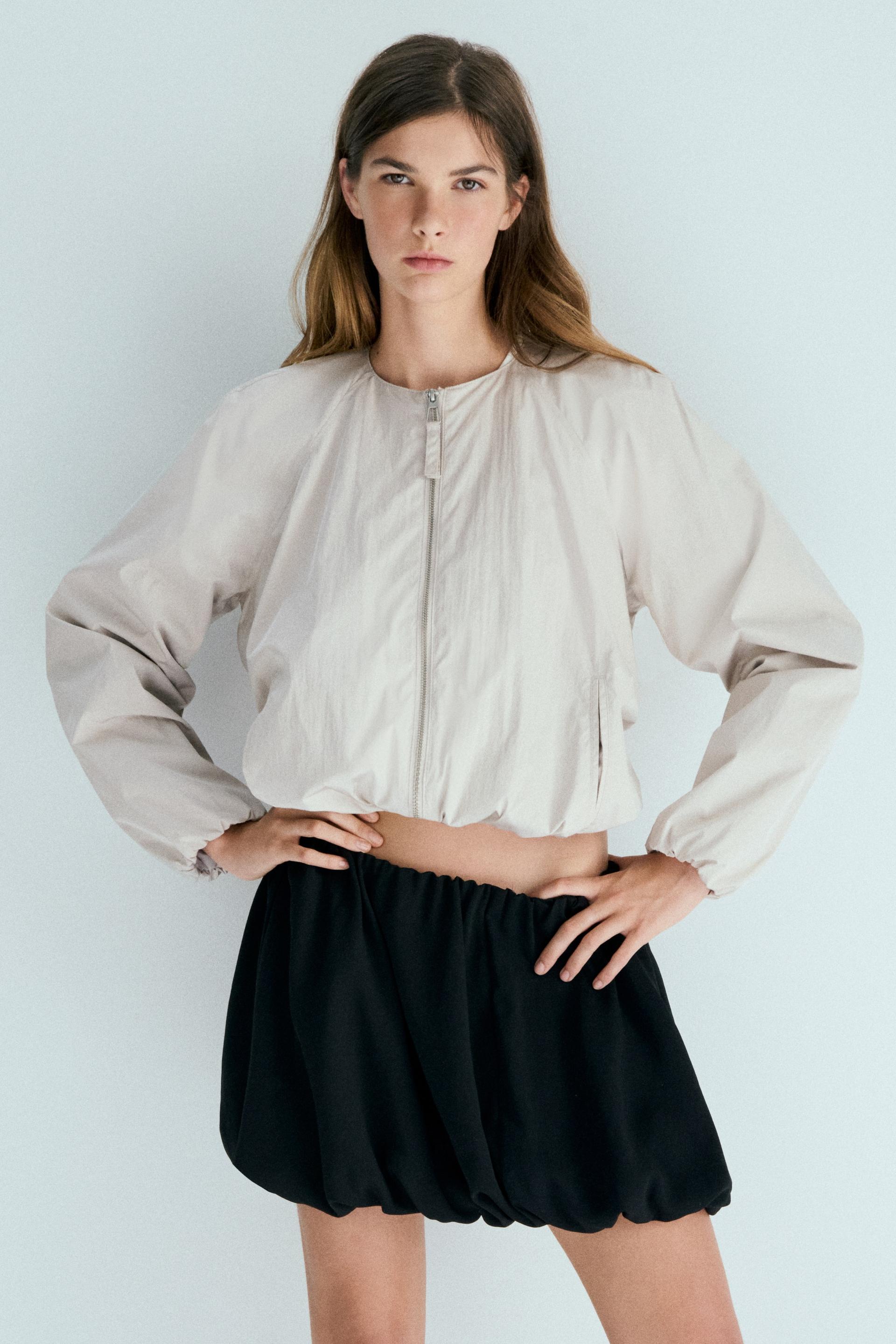 bubble-hem skirt