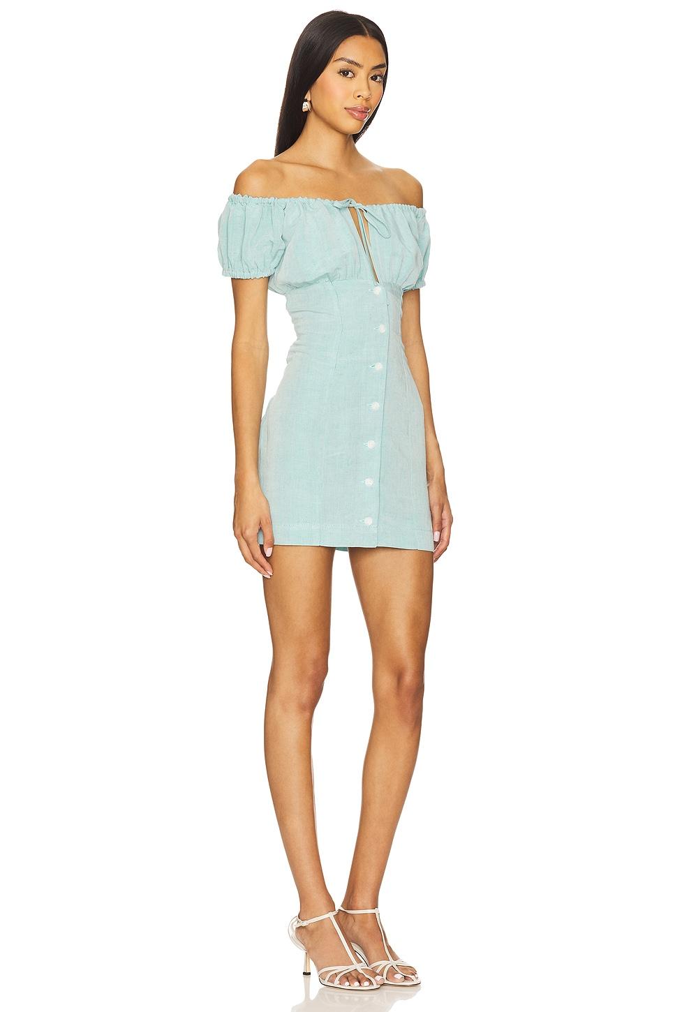 bubble tie mini dress