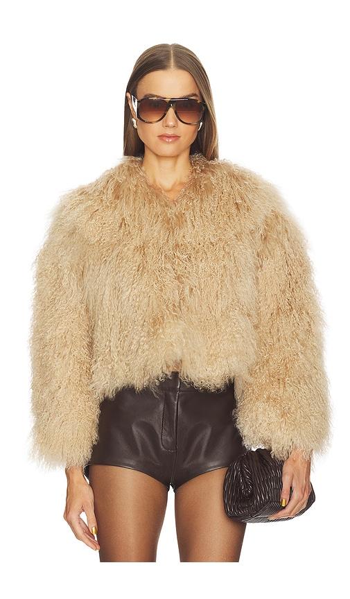 bubish georgina jacket in tan.