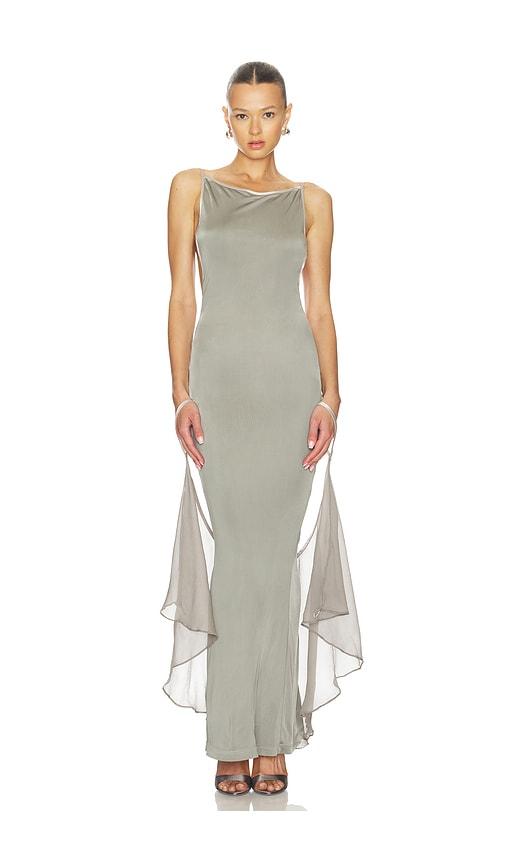 buci bronte dress in grey.