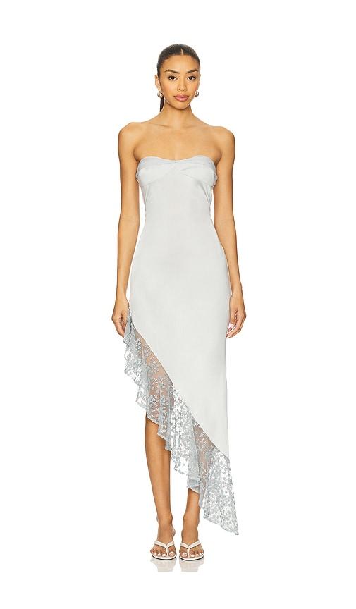 buci lace orchid dress in slate.