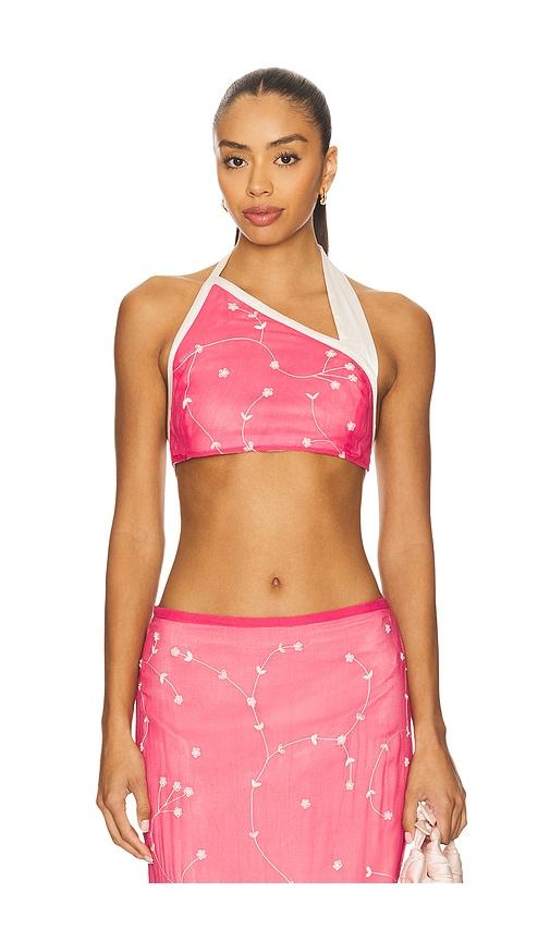 buci odessa top in pink.