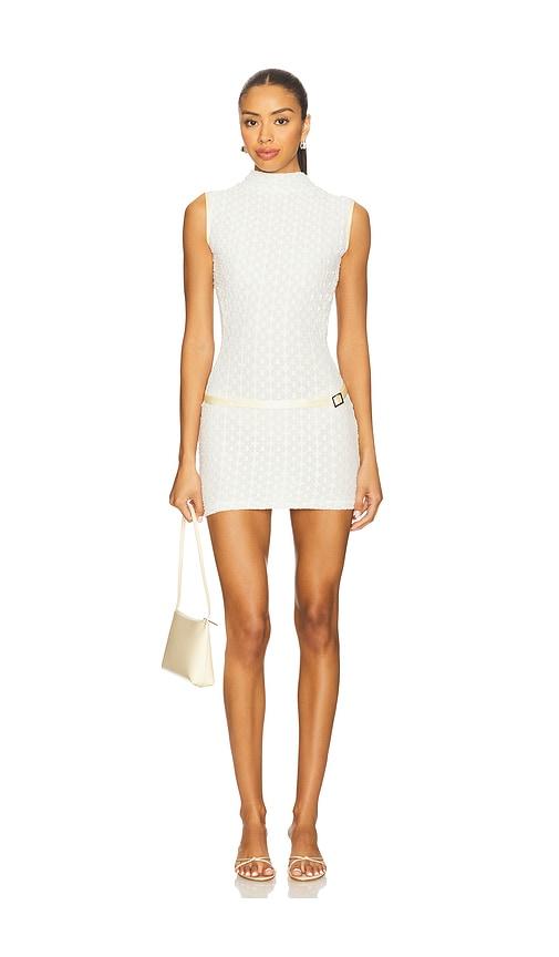 buci yarrow dress in ivory.