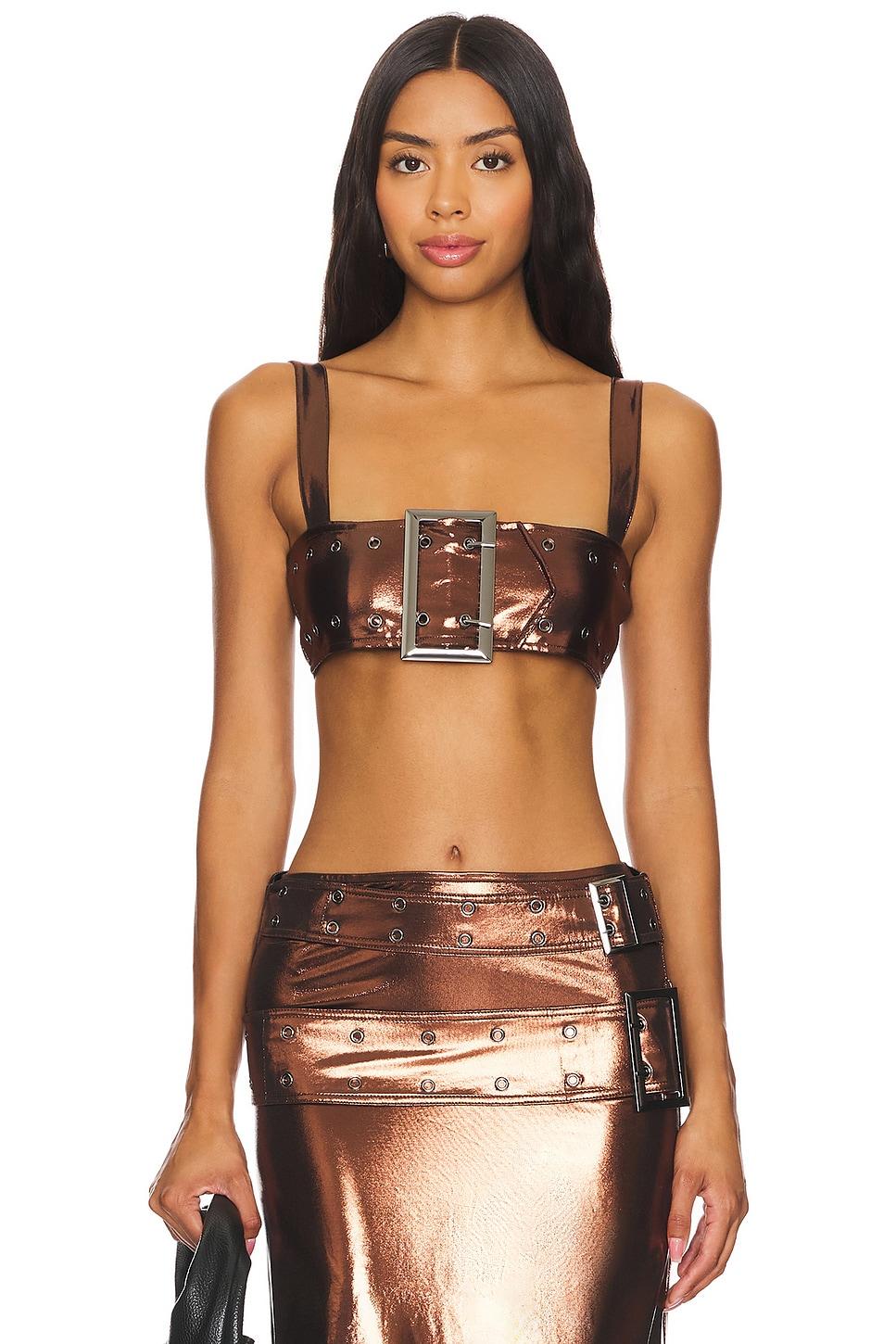 buckle bandeau top