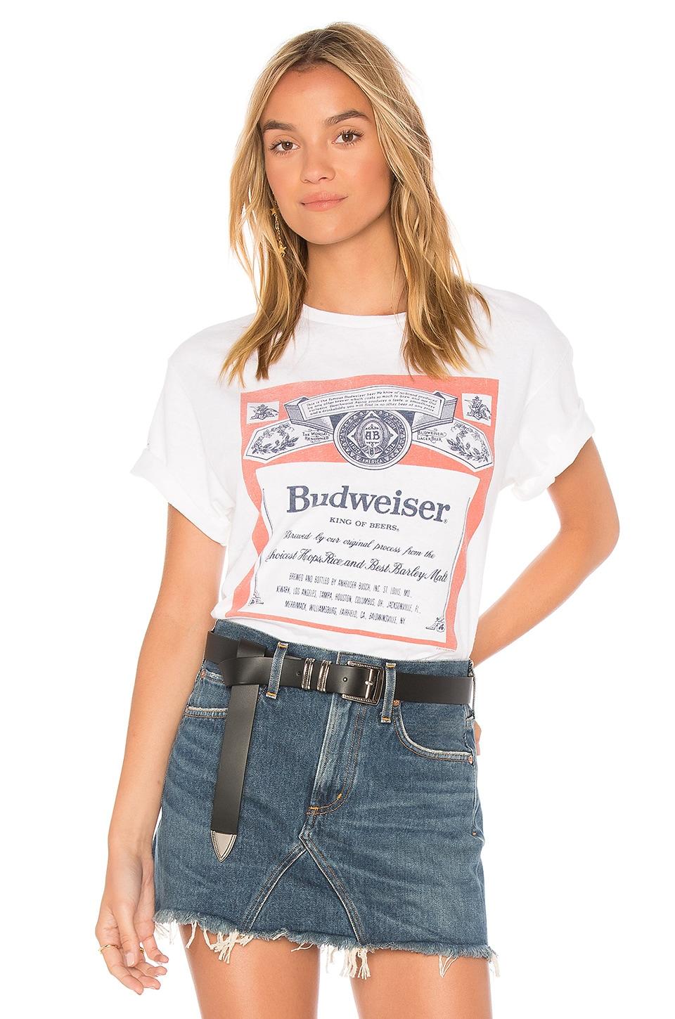budweiser label tee