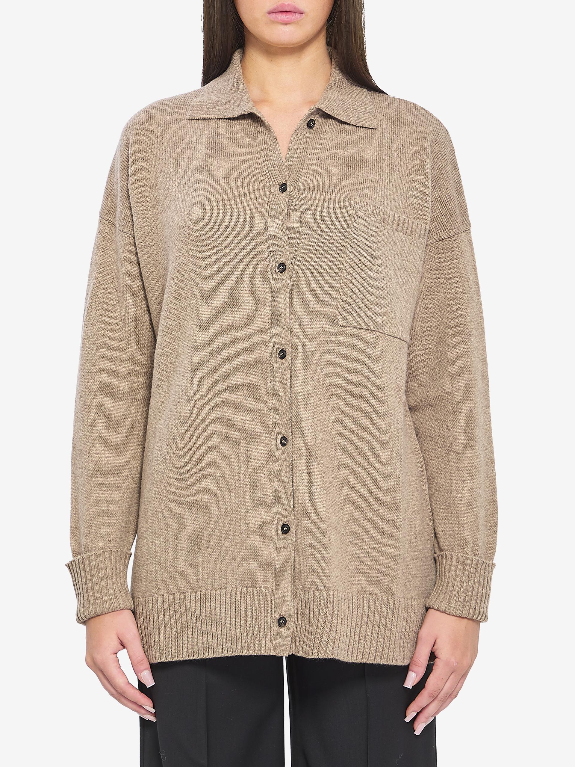 bull cardigan in cashmere