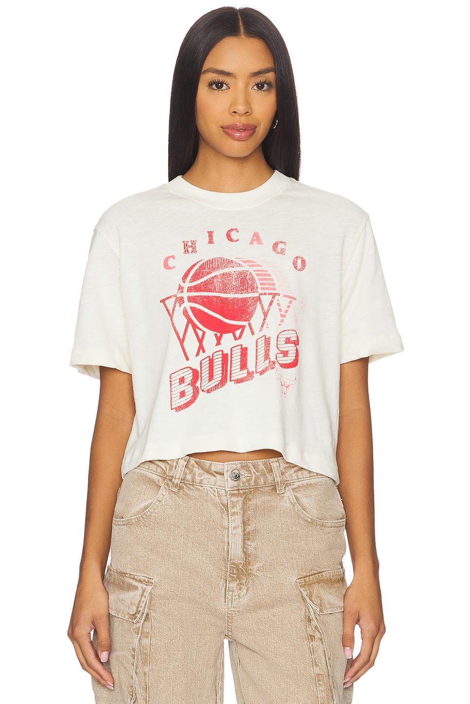 bulls mock crop tee