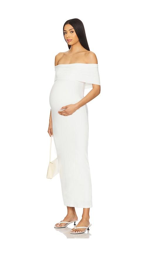 bumpsuit bianca dress in white.