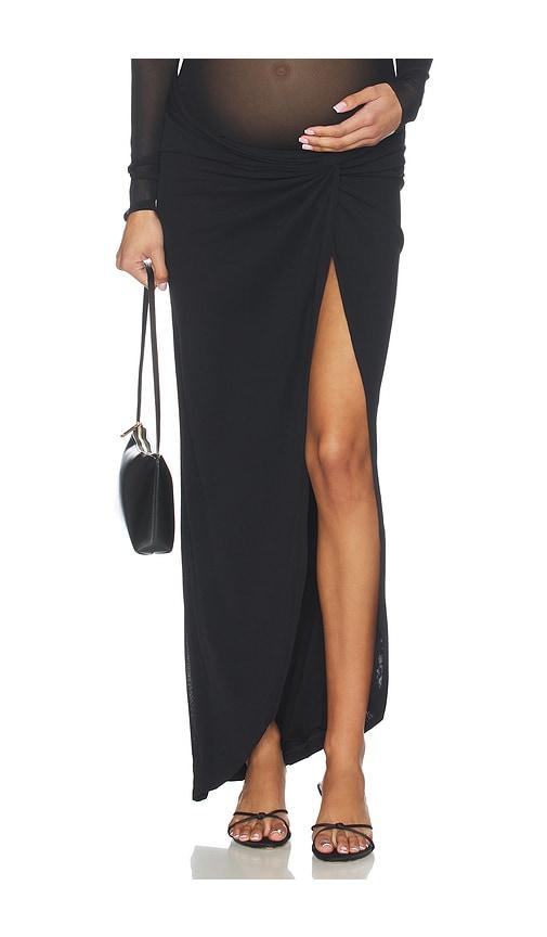 bumpsuit soft mesh skirt in black.