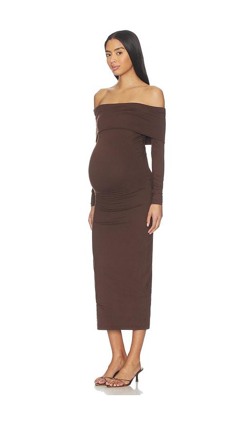 bumpsuit the alison dress in chocolate.