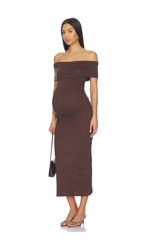 bumpsuit the bianca dress in chocolate.