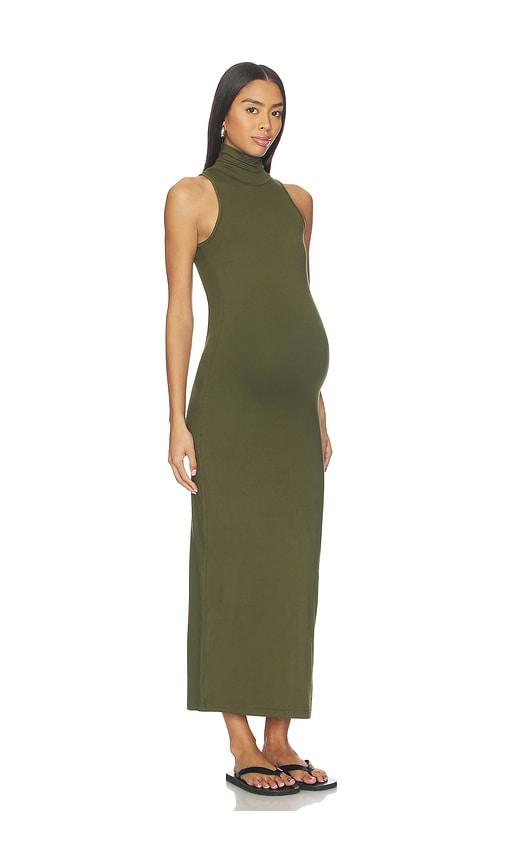 bumpsuit the serena dress in olive.