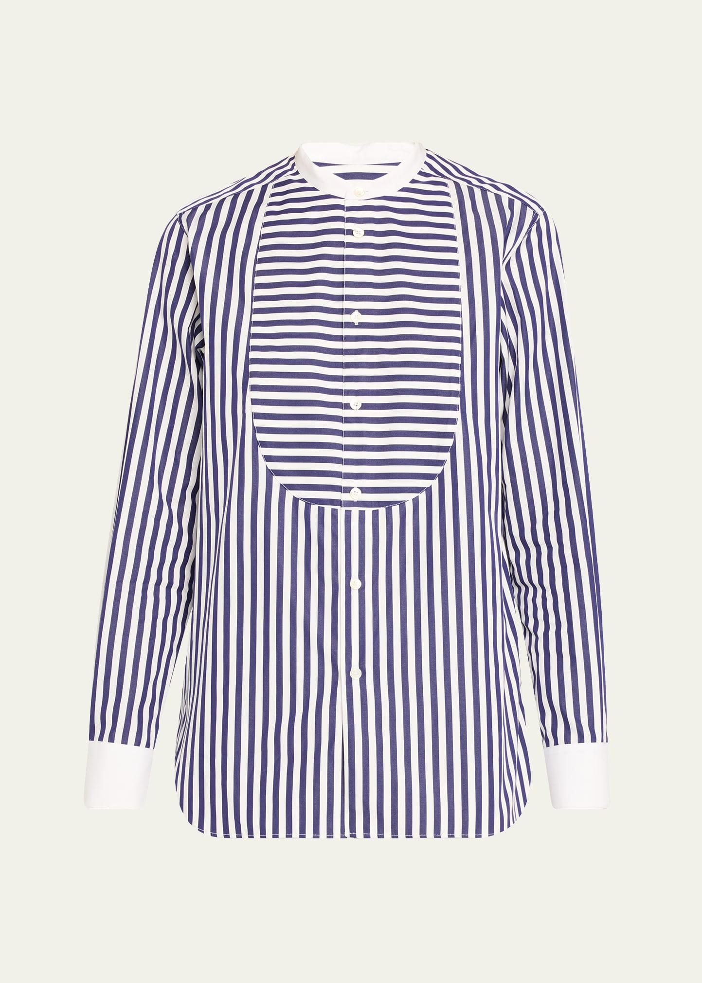 bunny striped tuxedo bubshirt