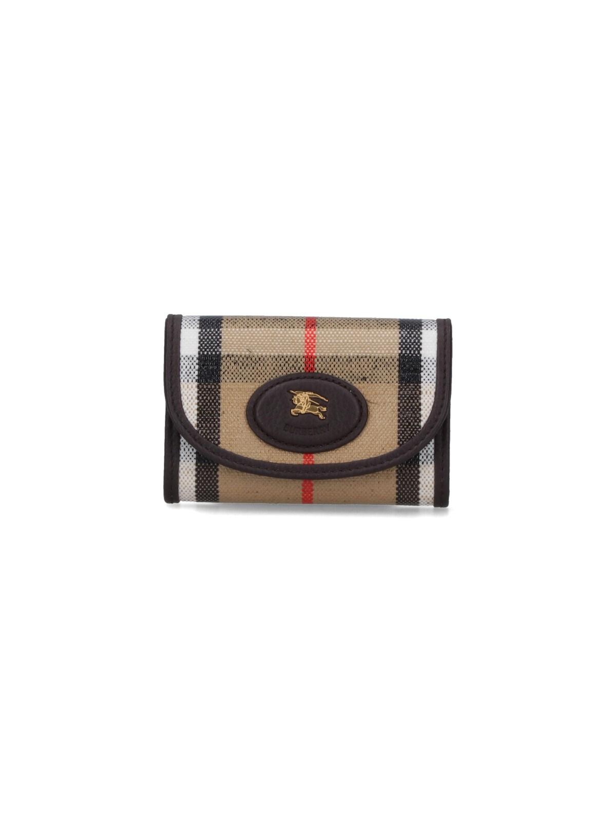 burberry 'highlands' wallet with chain
