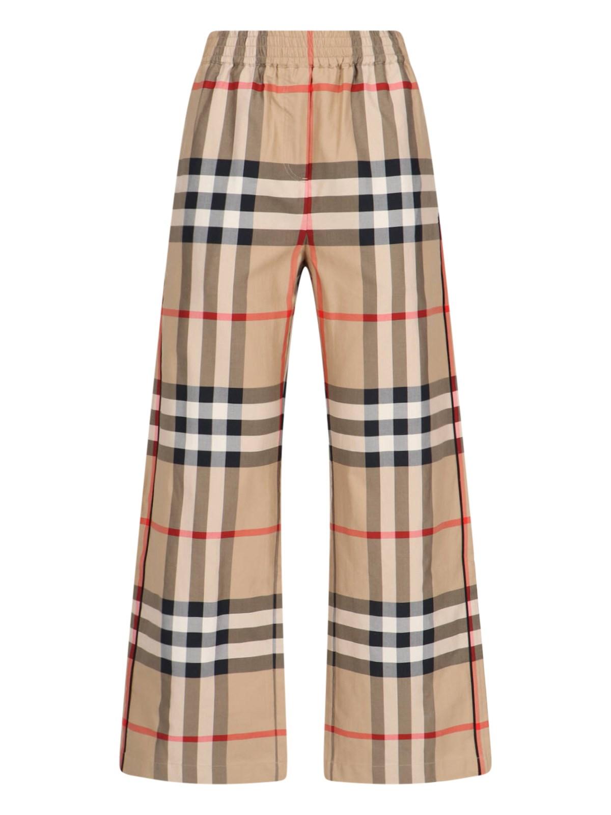 burberry 'vintage check' wide pants