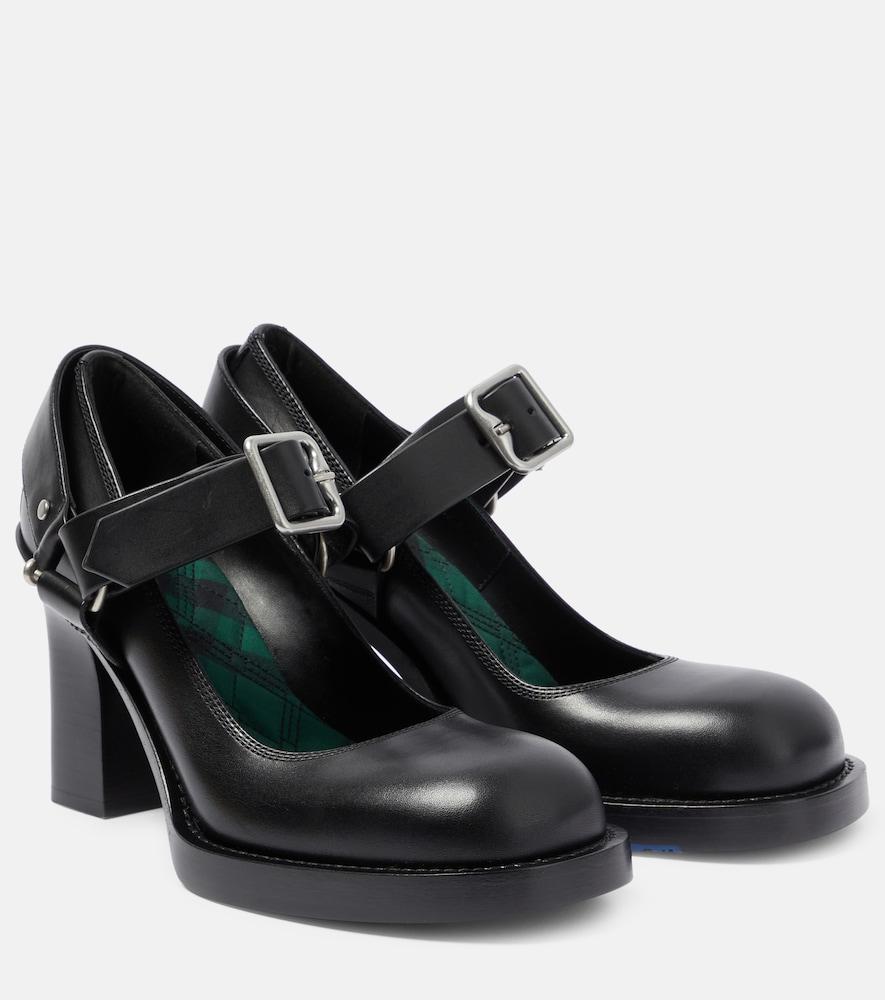 burberry 85 leather pumps