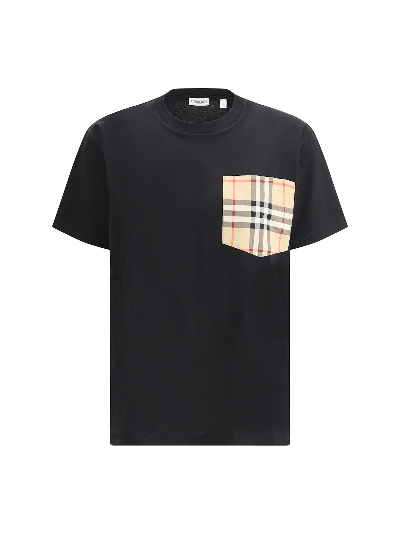 burberry archive check pocket t-shirt