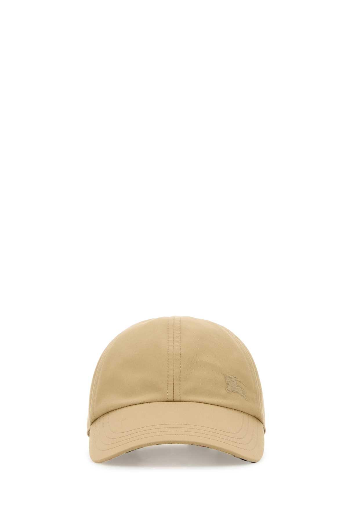 burberry beige cotton baseball cap