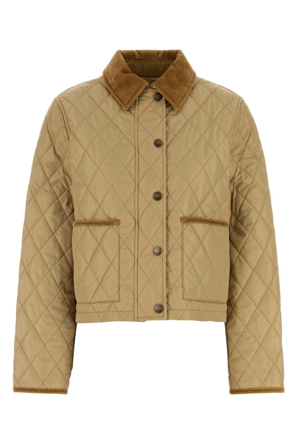 burberry beige nylon jacket