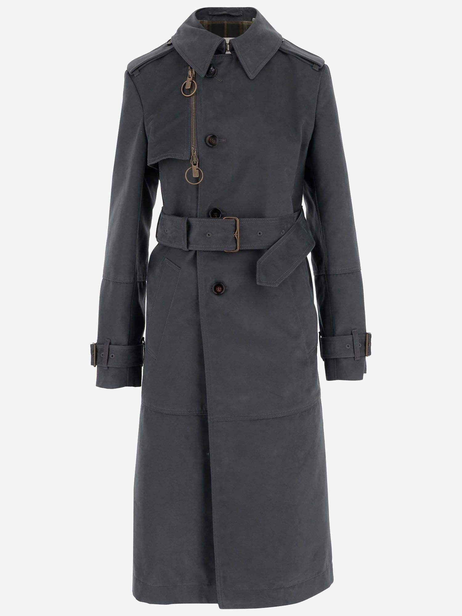 burberry belted trench coat