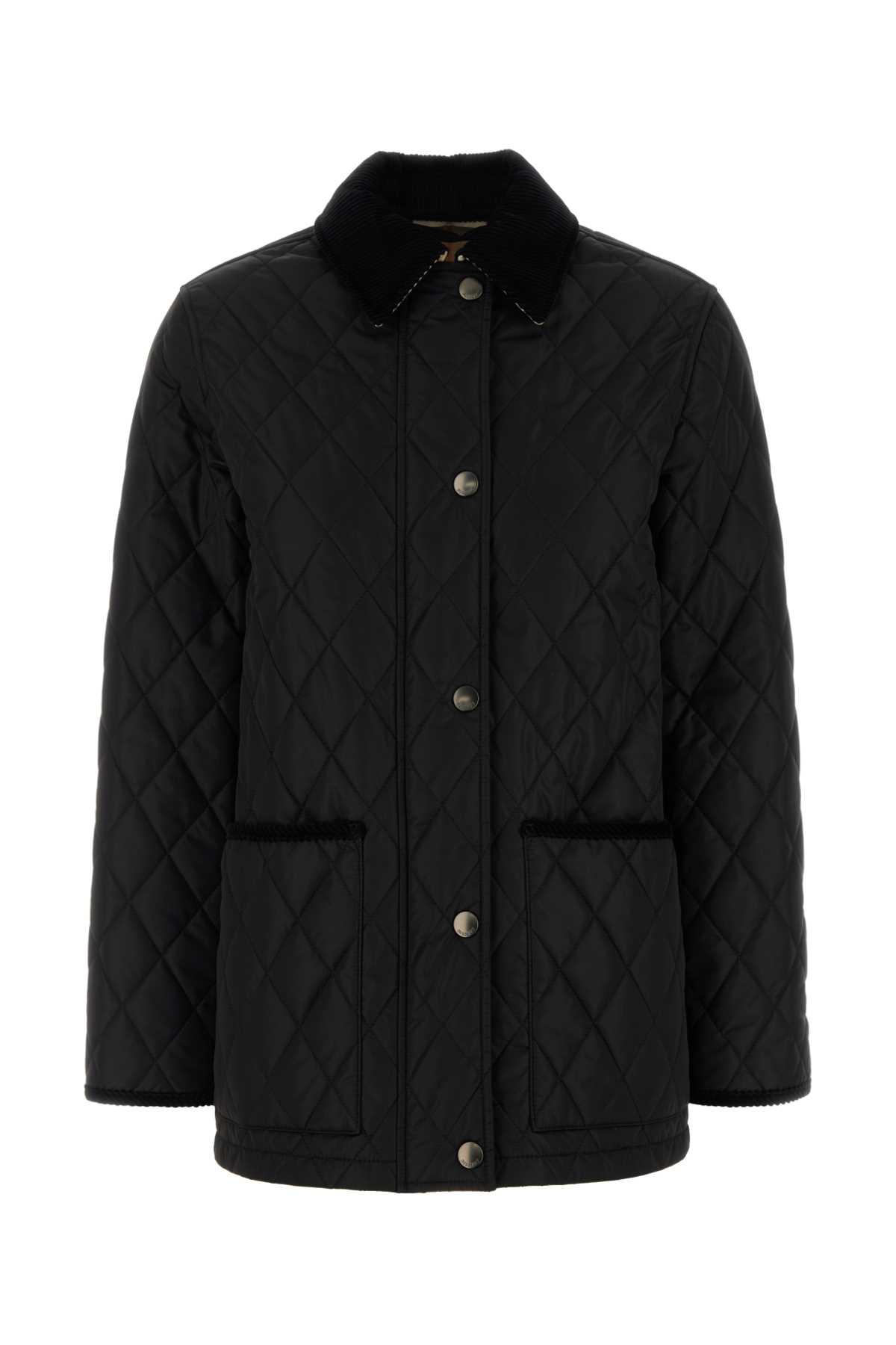 burberry black nylon jacket