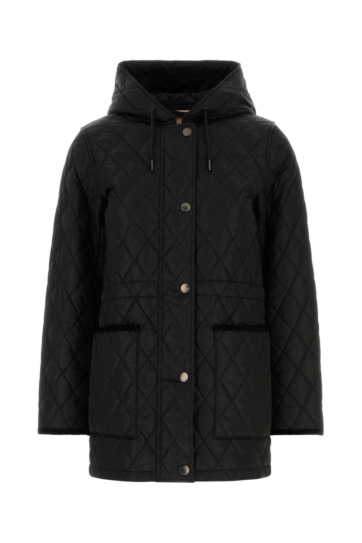 burberry black nylon jacket