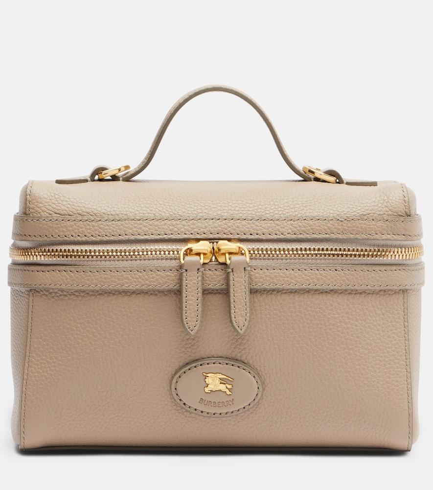 burberry bloomsbury leather vanity bag