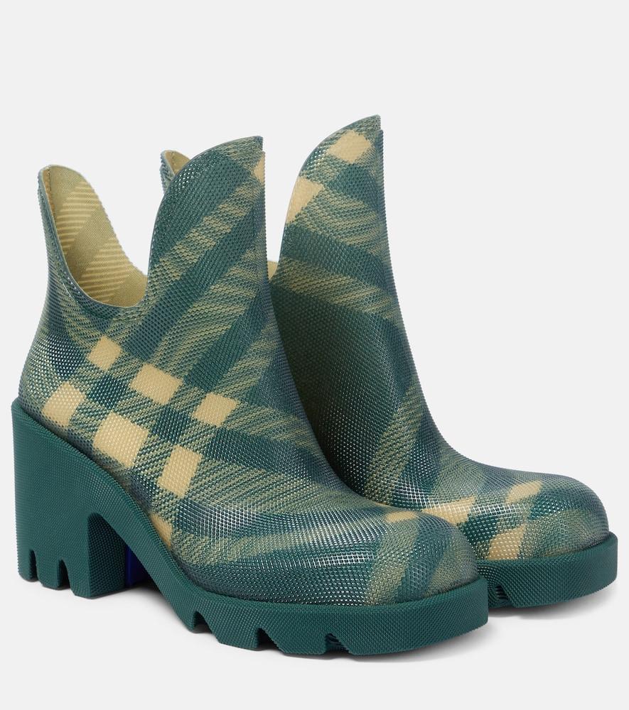 burberry burberry check 65 ankle boots