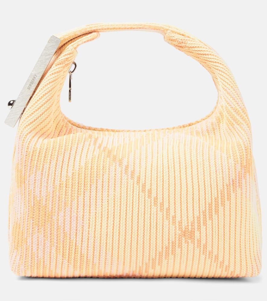 burberry burberry check mini tote bag