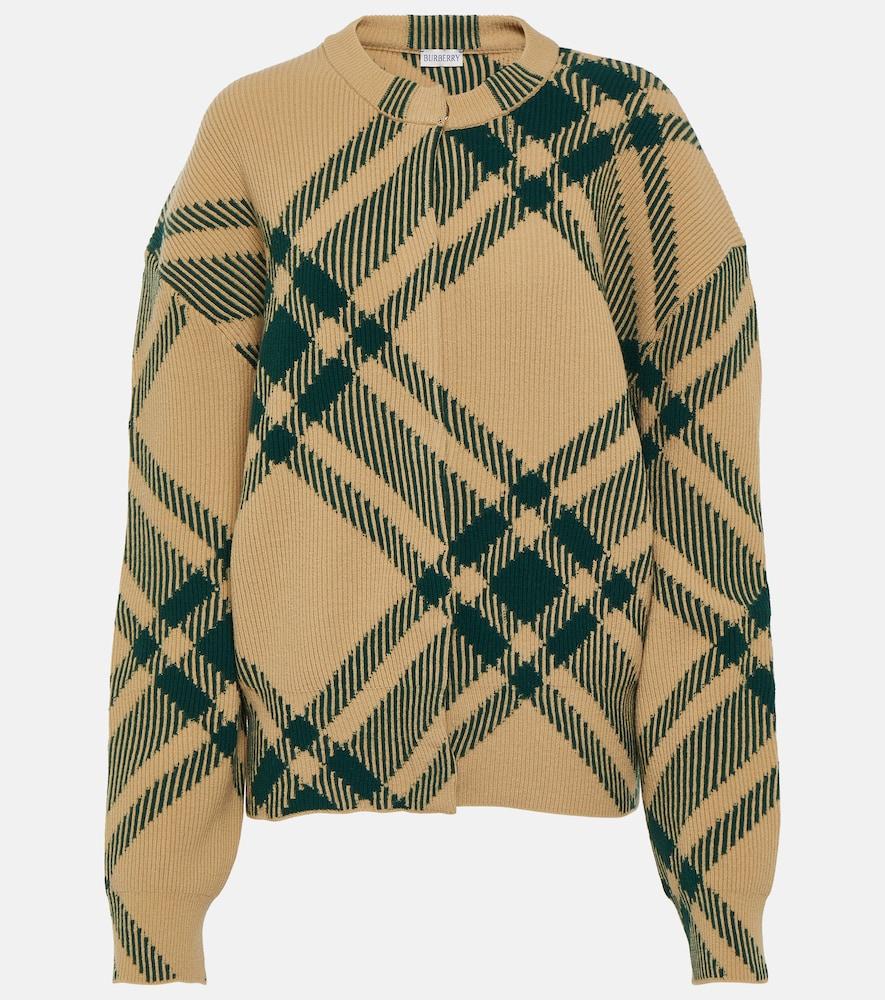 burberry burberry check wool