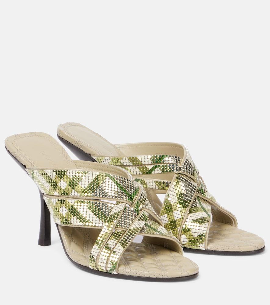 burberry cabana 90 burberry check mules