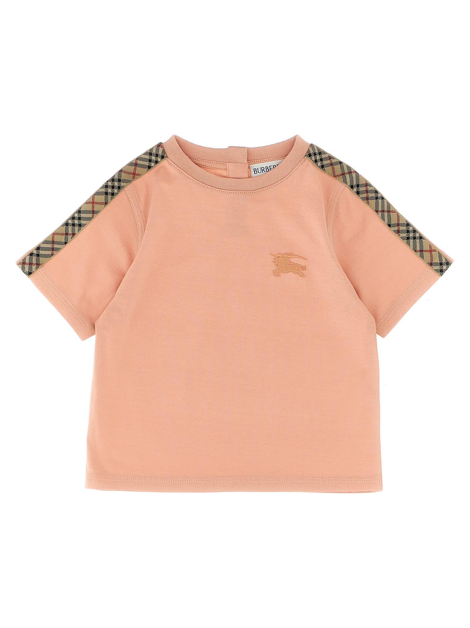 burberry cedar check tape t-shirt